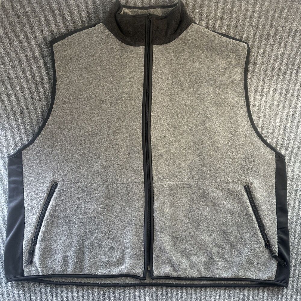 Men’s Faded Glory Vest Black And Grey XL